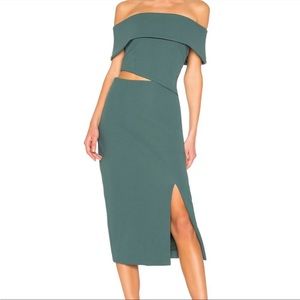 ELLIATT Serpentine Dress in peacock